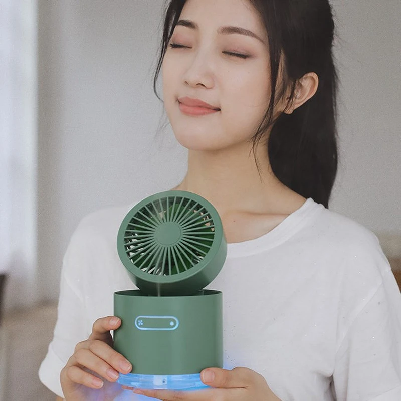 Настольный вентилятор-распылитель с USB складной мини-кулер | Бытовая техника