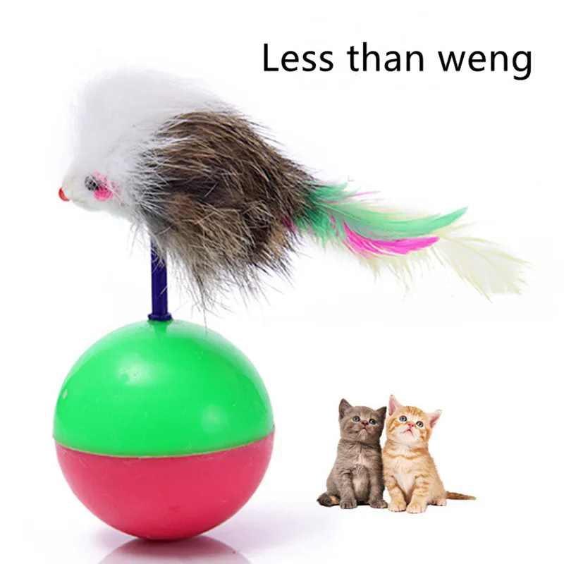 

2 pcs Funny Tumbler Mouse Cat Toy Pet Interactive Supplies Cat Pet