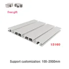 1 шт. 15160 алюминиевый профиль для экструзии анодированный линейный рельс F DIY 3D принтер верстак запчасти CNC произвольная резка 3006001000 мм