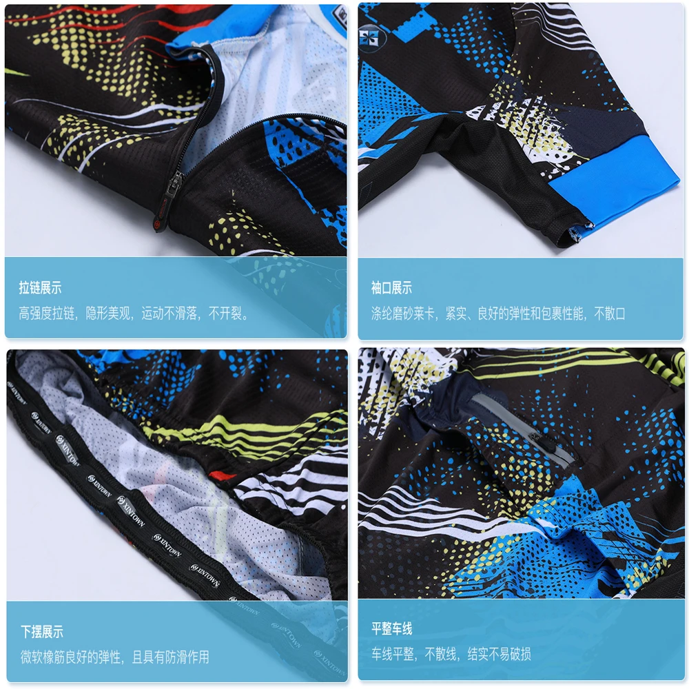 

Men Cycling Jersey Set 2020 Summer Cycling Clothing With Invisible Zipper Bicycle Wear Cycling Jersey Maillot Ciclismo Hombre