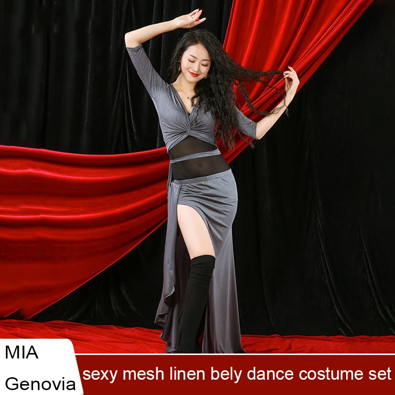 Женский костюм для танца живота комплект из 2 предметов сексуальный бандажный