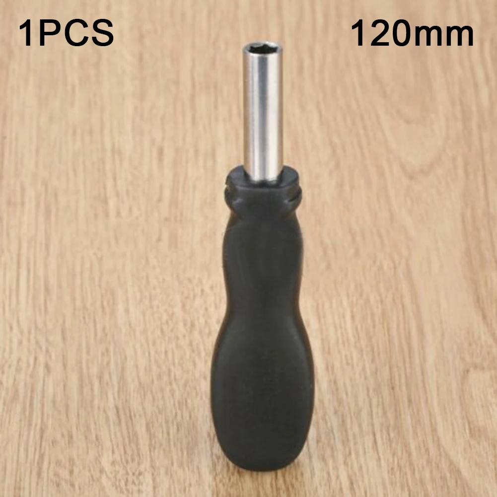 

1pc Screwdriver handle Rubber Hexagonal Screwdriver Bits Extension Handle