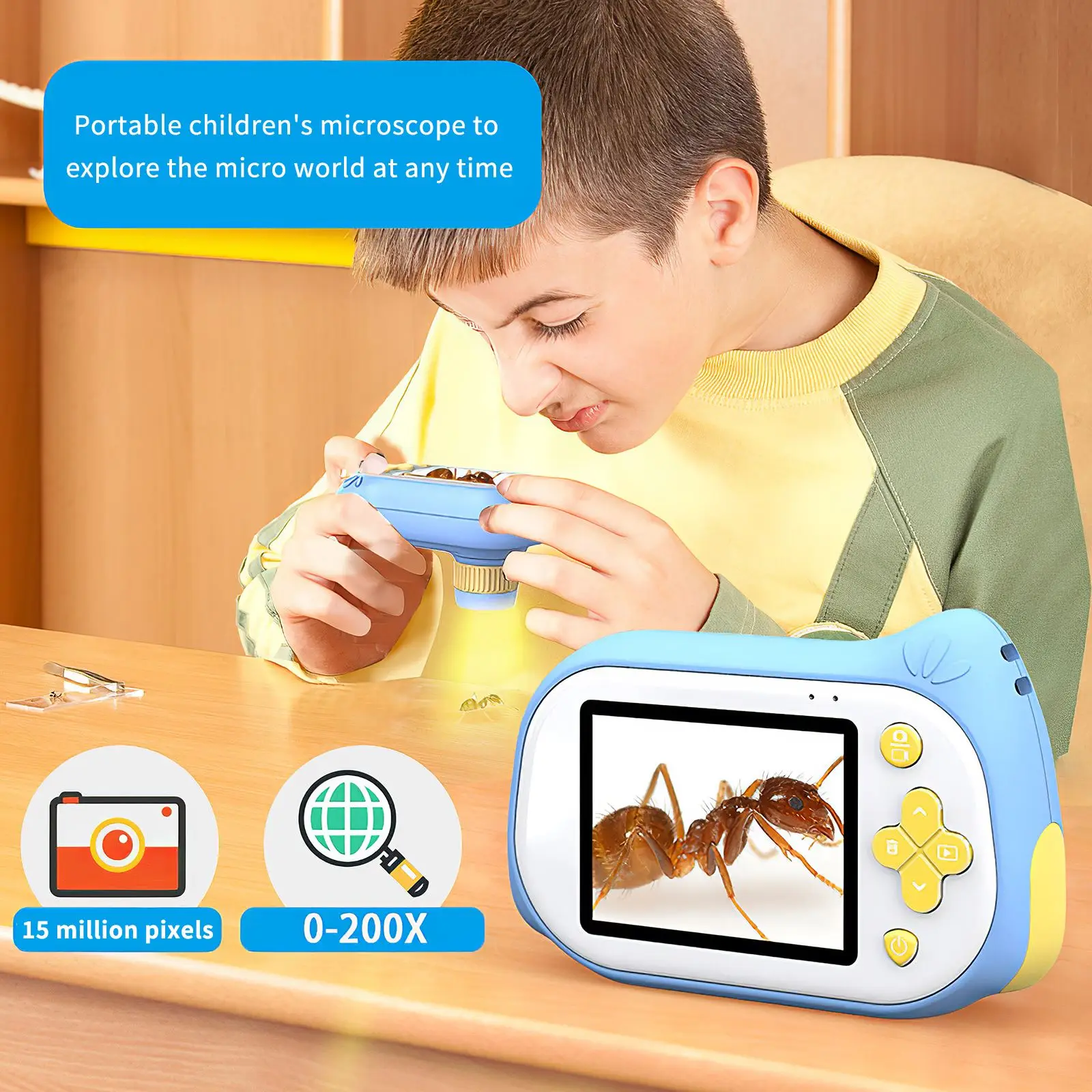 

Children Camera Mini Digital Photo Video Camera For Kids 3.5 Inch 15MP 1080P HD Cute Cartoon Camera For Children Birthday Gift