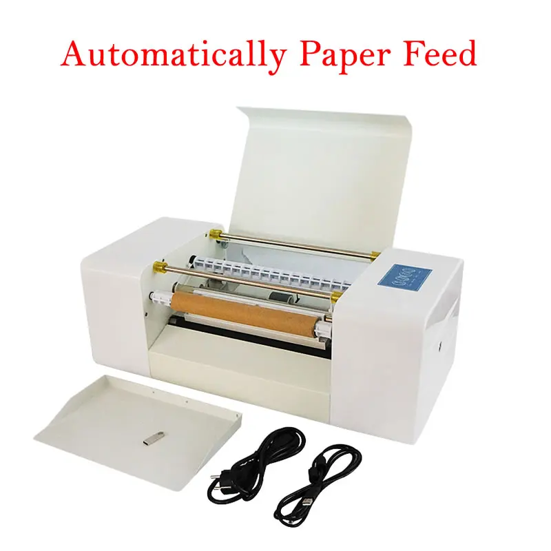 

Automatic paper feed hot foil stamping pressing printer machine best sales color business card printing