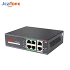 Сетевой рабочий коммутатор Jeatone, 2 + 4 порта, IP Ethernet IEEE 802.3afat, подходит для IP-камербеспроводных точек доступакамер видеонаблюдения