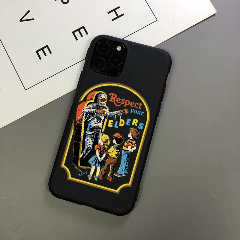 

Halloween Satan Vintage Let's Summon Demons Graphic TPU Soft Phone Case For iphone 11pro 12pro max 12mini 7 8 plus X XS MAX XR