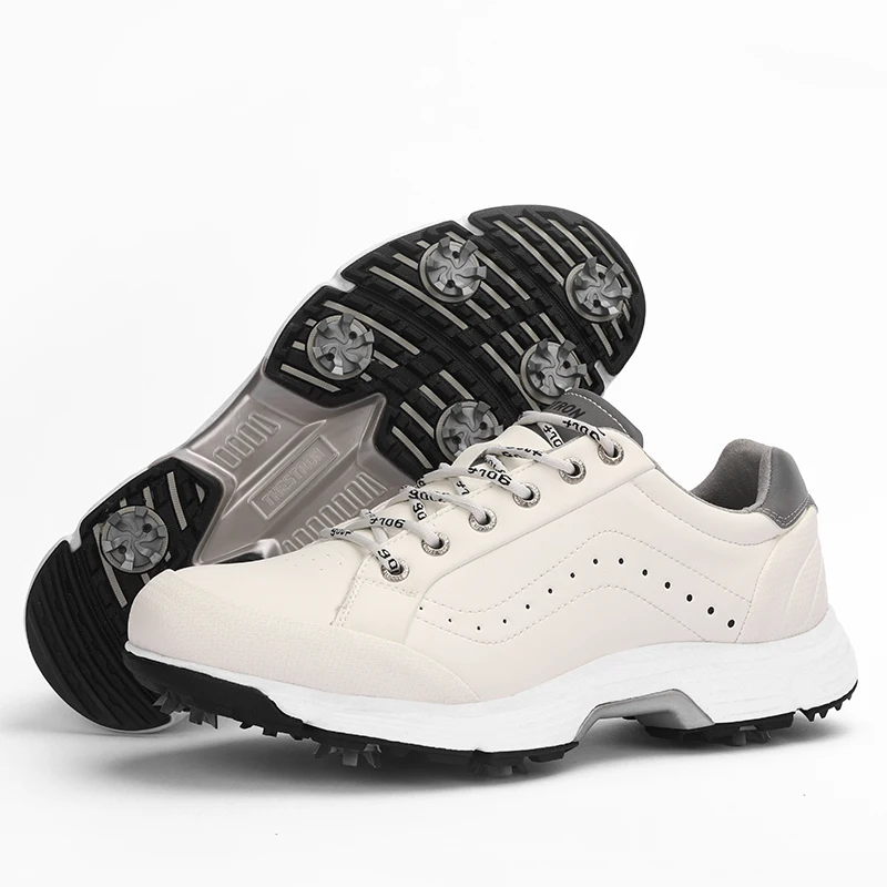 

Мужские профессиональные туфли для гольфа, водонепроницаемые рандомные кроссовки, черные, белые мужские кроссовки для гольфа, большие разм...