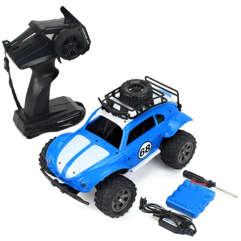 KYAMRC 1:18 2WD Классический Жук Дистанционное управление автомобиль 2,4G RC Гусеничный внедорожный автомобиль багги движущаяся машина дети аккумуляторные автомобили RT