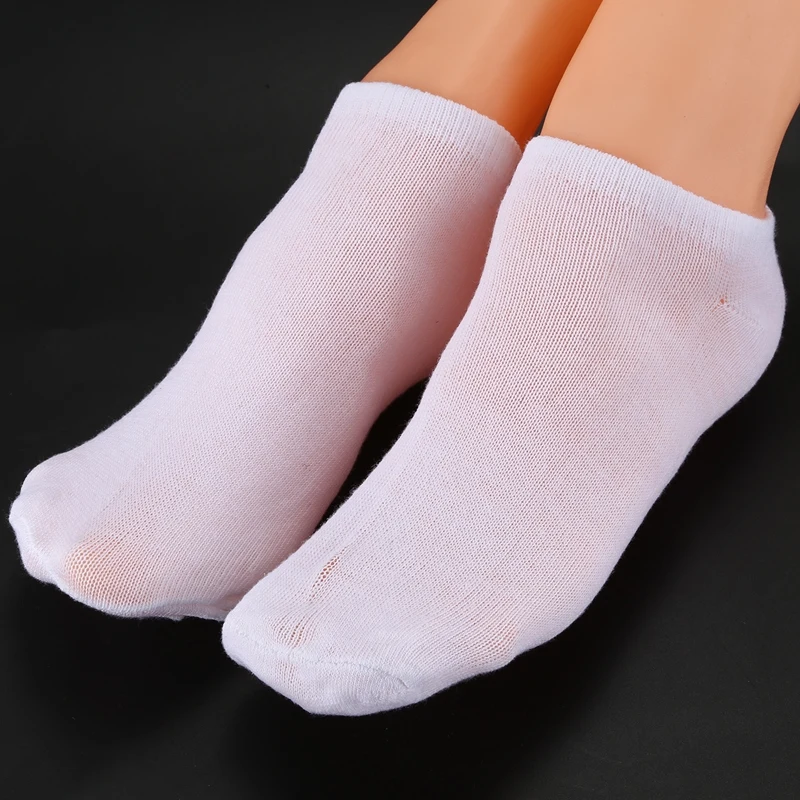 

6 pairs White + 6 pairs black Sport Socks Men Cotton Rich