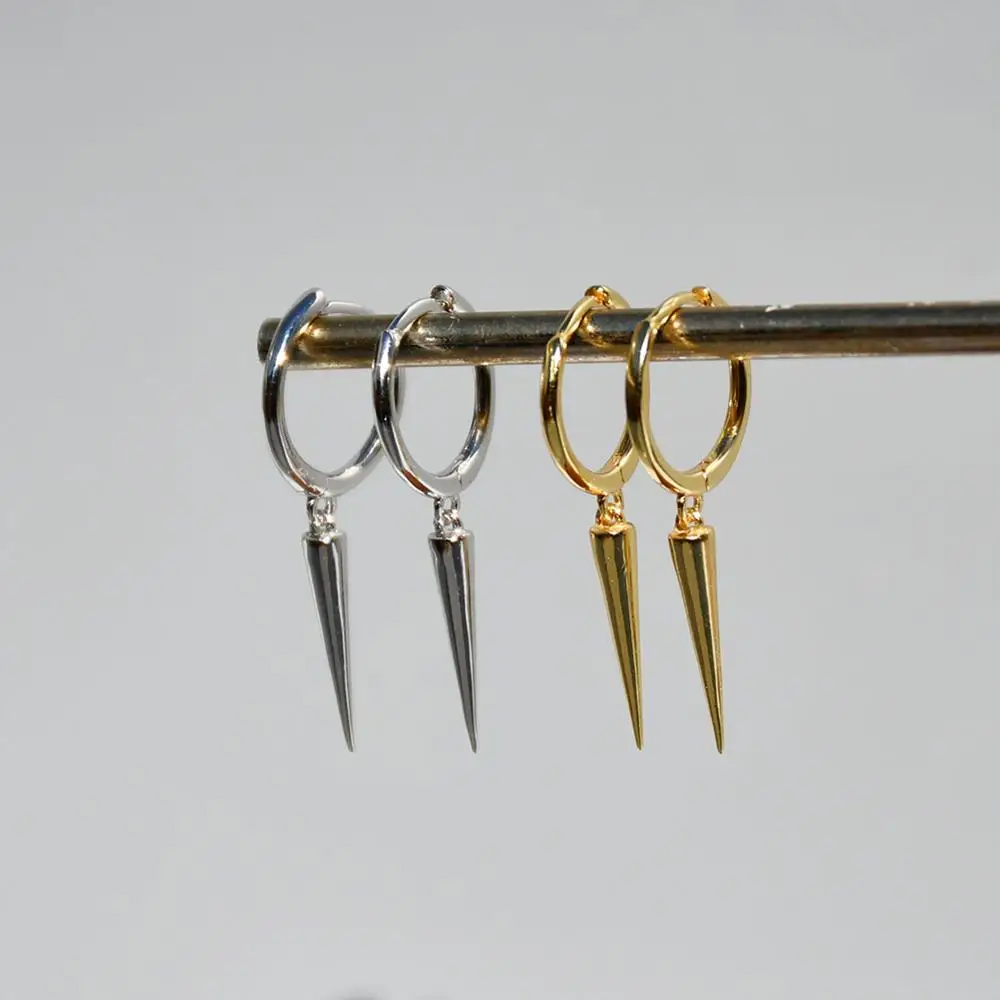 925 пробы серебряные серьги индивидуальные треугольные с кисточками цветные