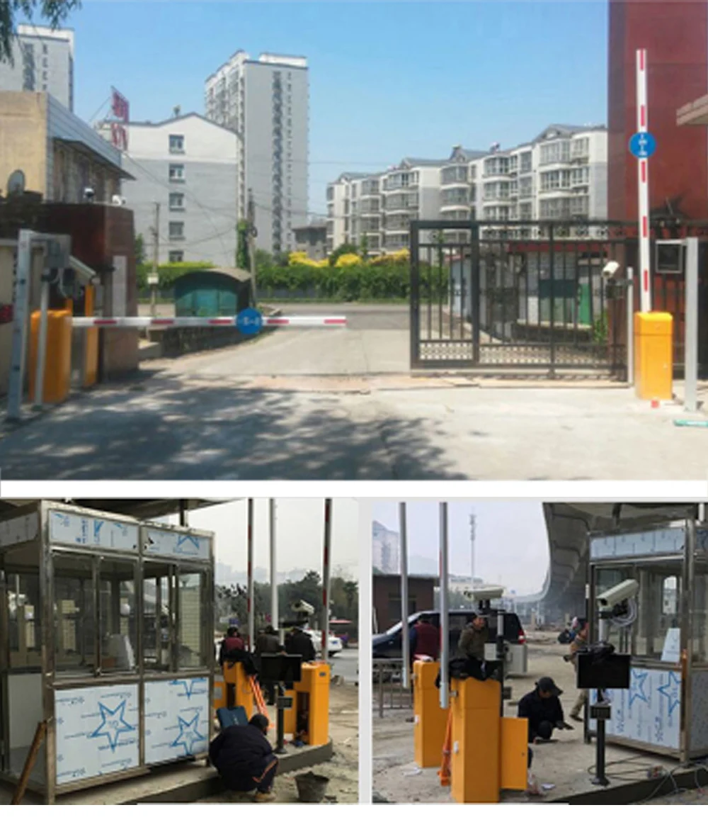 Remote control door arm mechanical automatic parking door fence DIY 3-5m boom electric parking arm, opening time is 6 seconds