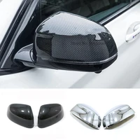 abs chrome for bmw x3 g01 2018 2019 car side door rear view mirror decoration cover trim sticker car styling accessories 2pcs