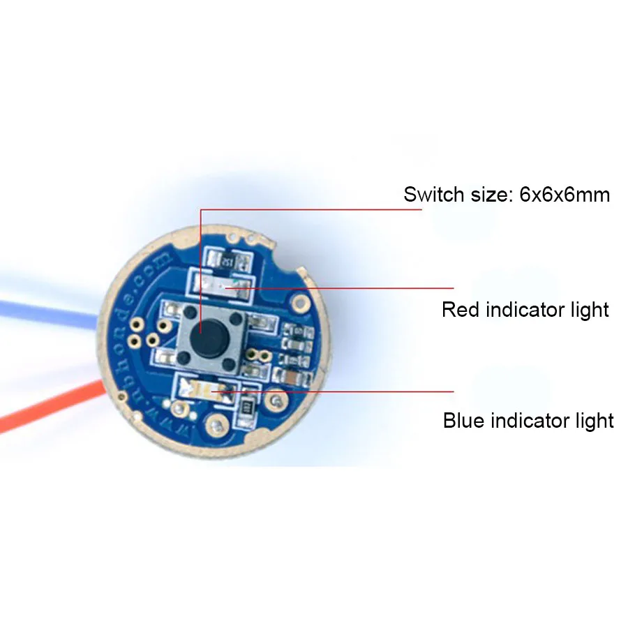 Плата драйвера для велосипедного фонаря 3 режима 22 мм 7 4 В 18650 батарейный отсек