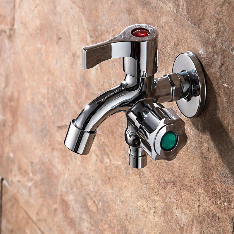 Настенный смеситель для кухни и сада двойного использования из нержавеющей