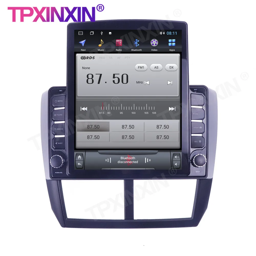 

For Subaru Forester 2008-2013 Tesla Screen Android 10 GPS Car Multimedia Player Headunit Audio Radio Navigtion Wireless Carplay