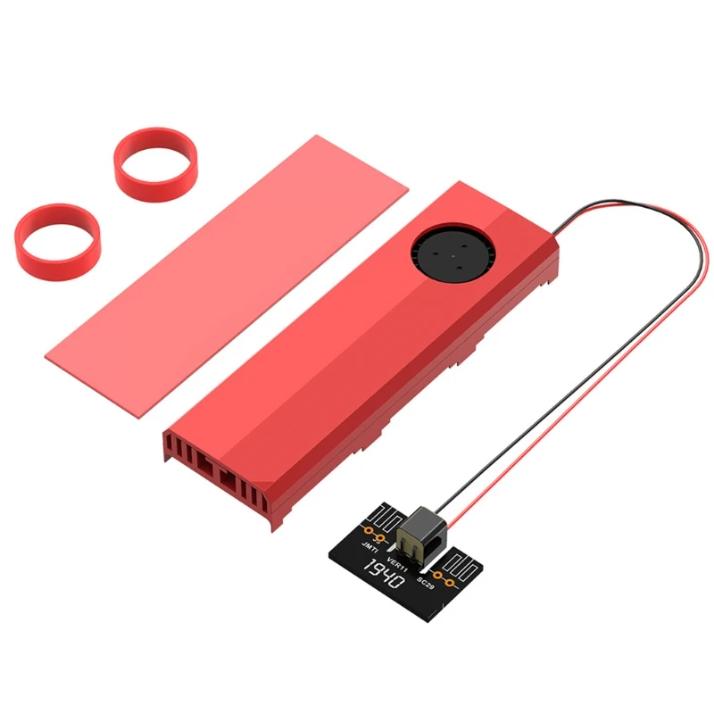 

Радиатор охлаждающий алюминиевый, 7 мм, для M.2 SATA PCI-E NVME M2 радиатор SSD