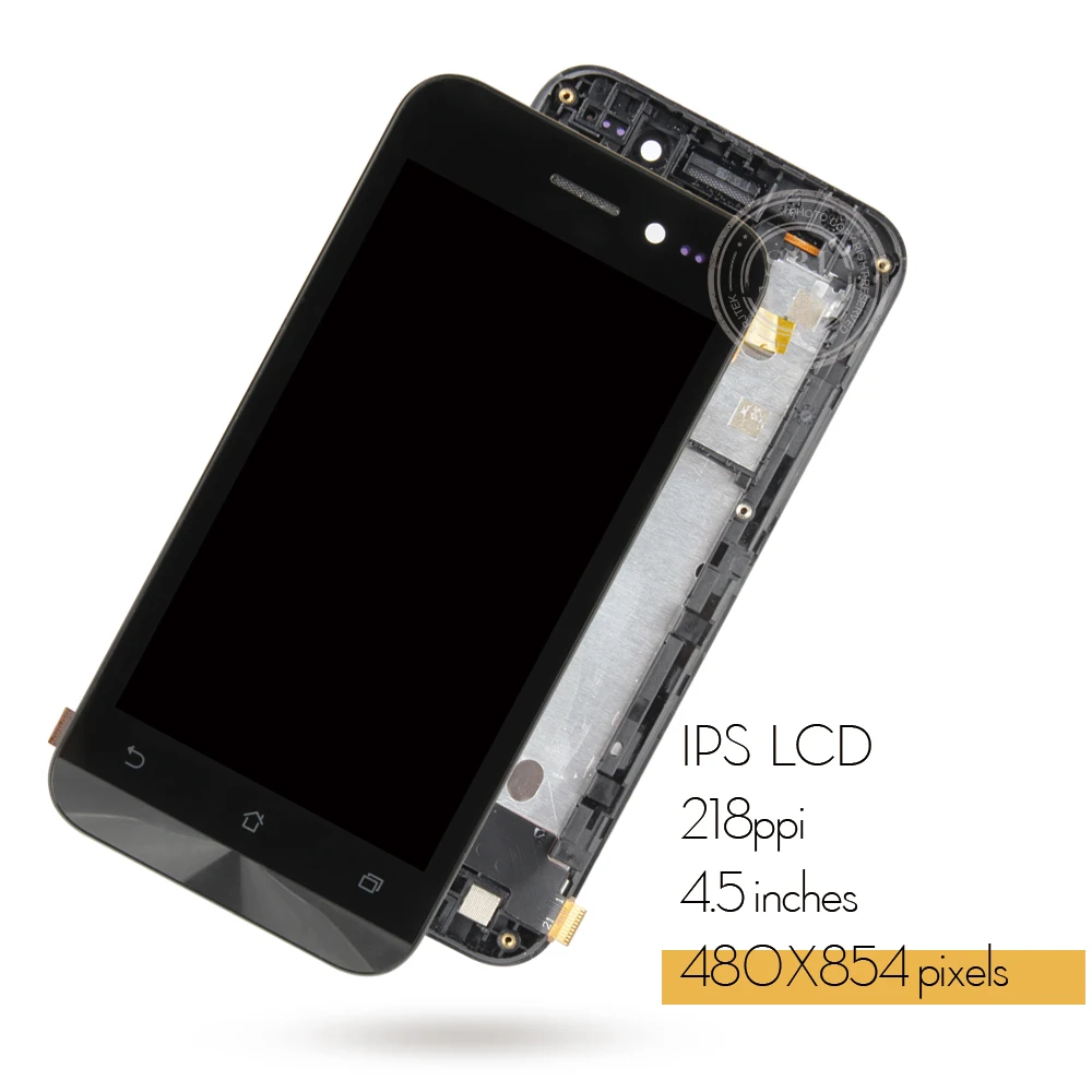 Для Asus Zenfone Go ZB452KG X014D ЖК дисплей с сенсорным экраном дигитайзер в сборе рамкой 4 5