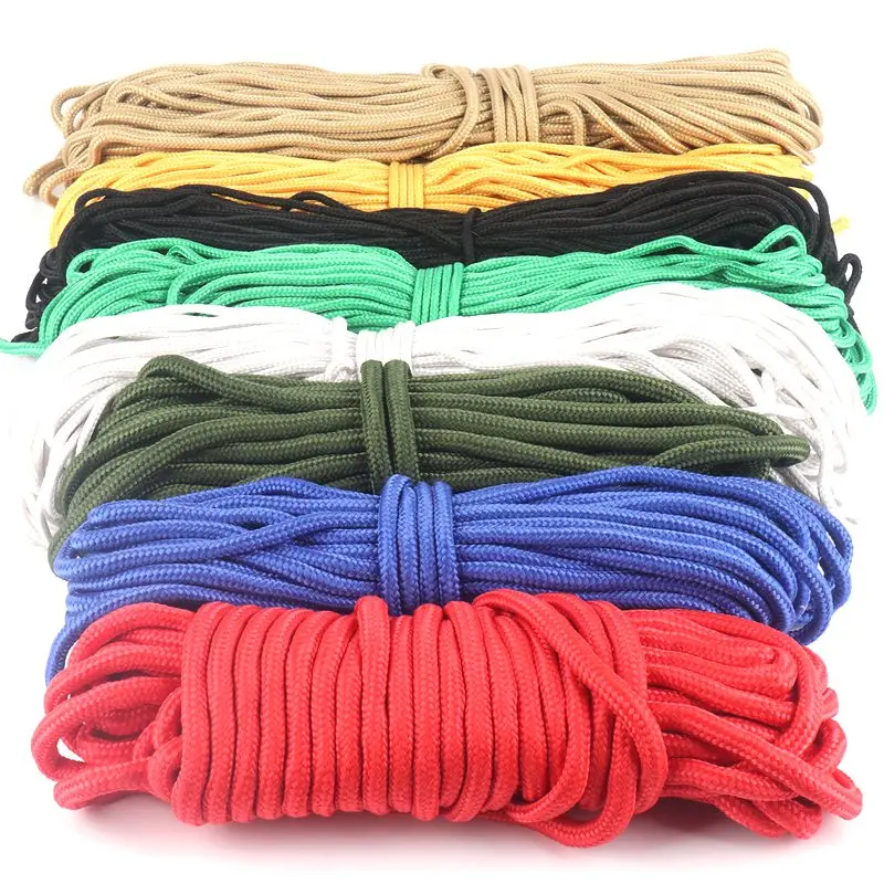 10100m Î¦6mm Colorful Survival Parachute Cord Lanyard Camping Climbing Camping Rope Hiking Clothesline