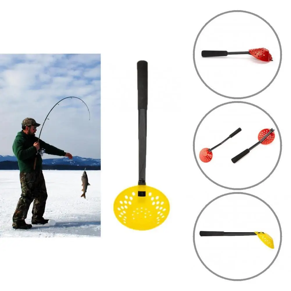 

Hollow Lightweight Anti-Slip Foldable Solid Ice Scoop Skimmer for Outdoor