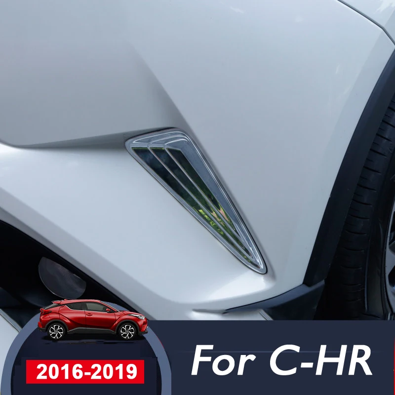 

Накладка на передний бампер из углеродного волокна для Toyota C-HR, CHR 2016, 2017, 2018, 2019