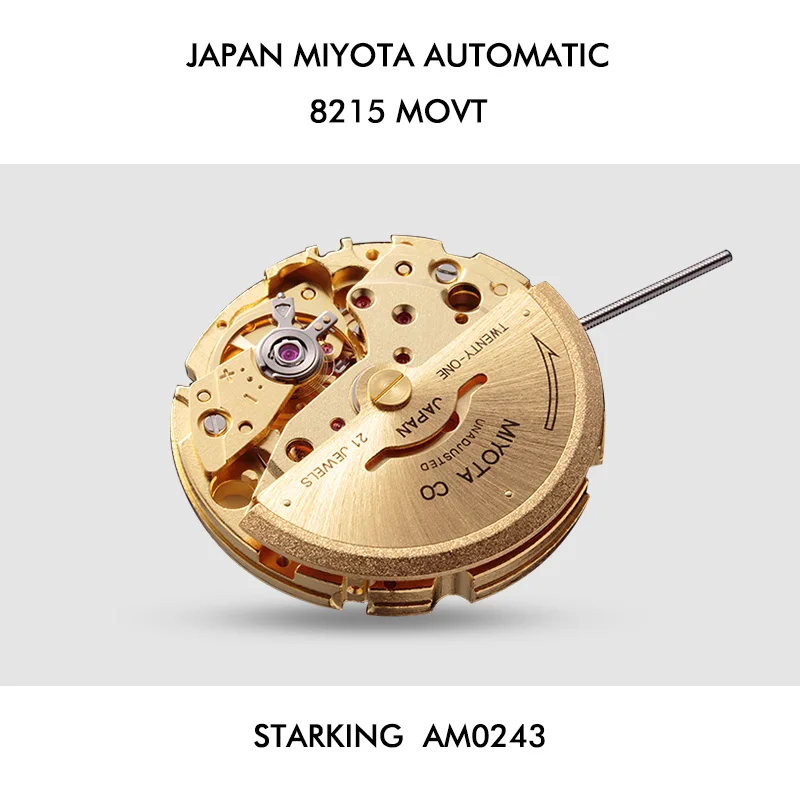 STARKING Mechanical Watches Men MIYOTA Movt Automatic Self-wind Wristwatch Sapphire Waterproof Clocks Relogio Masculino | Наручные часы