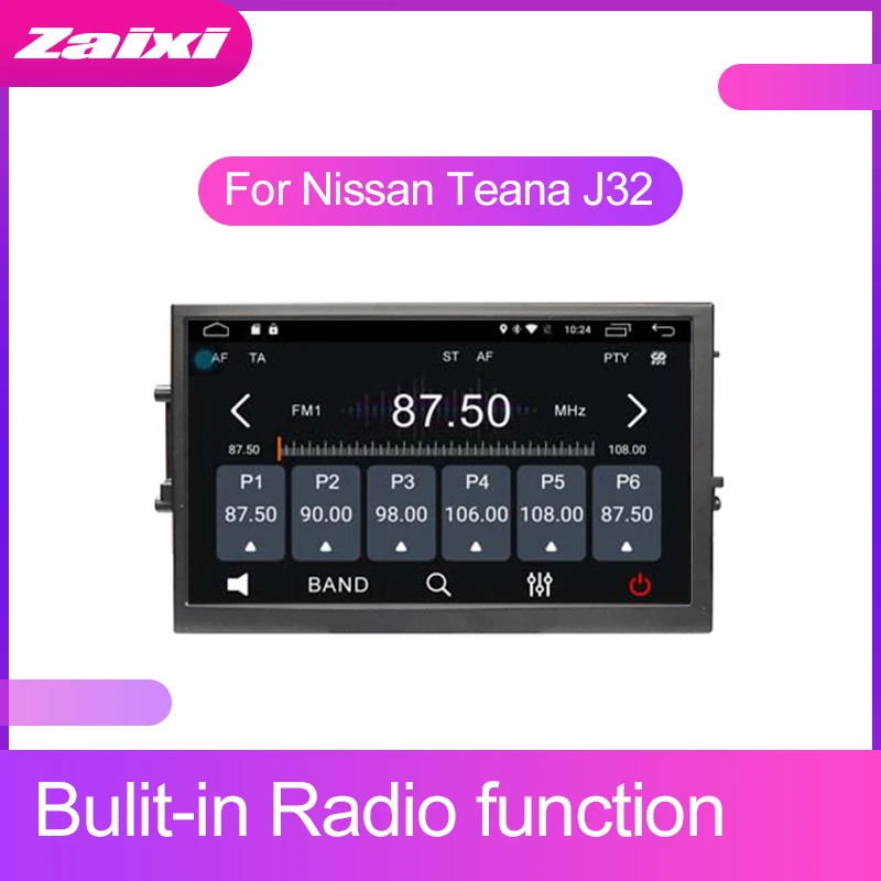 ZaiXi 2 DIN Android Сенсорный экран для Nissan Teana J32 2009 2012 автомобильный мультимедийный