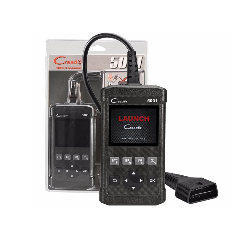 Новейший сканер кодов Launch CReader 5001 CR5001 считыватель OBDII/EOBD диагностический