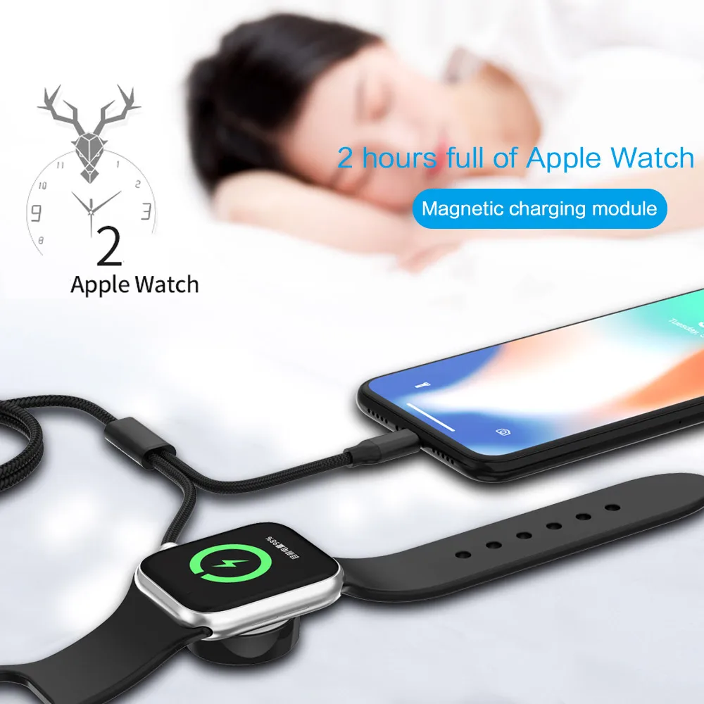 Для Apple iWatch 1 2 3 4 5 часы Беспроводное зарядное устройство Подставка для быстрой