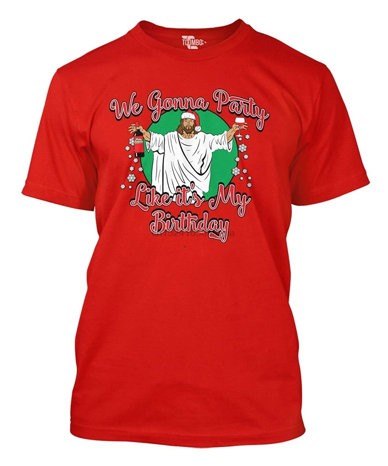 Мы будем вечерние как с надписью It's My Birthday Иисус Рождество Для мужчин футболки