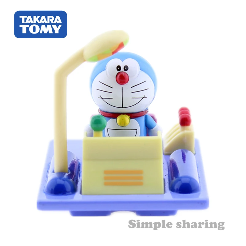 Takara Tomy Dream Tomica Ride On R04 Doraemon X Time Machine Модель Kit Jingle робот Игрушечная машина литая