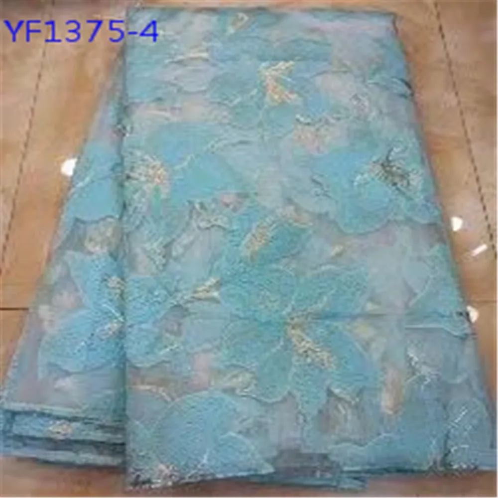 Новейший красный цвет Африканский новый стиль Французский цветок вышитый