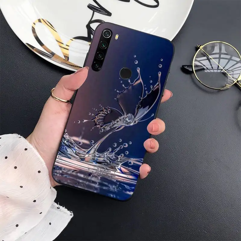 

Water drop raindrop mood fashion Phone Case For Xiaomi Redmi 7 8 9t a3Pro 9se k20 mi8 max3 lite 9 note 9s 10 pro