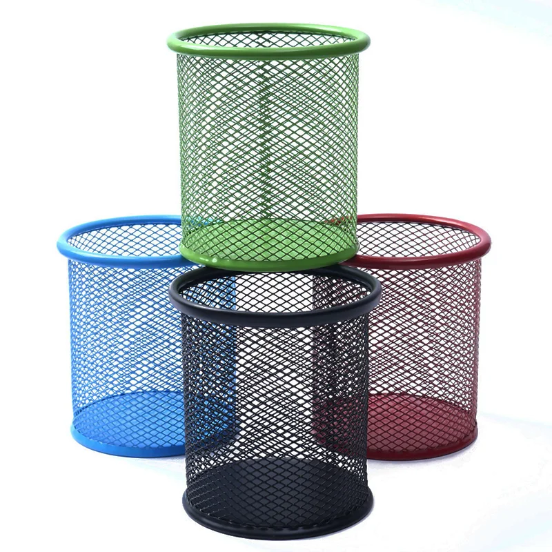 1 шт. Модные металлические настольные корзины для хранения полый дизайн всякое нижнее белье органайзер