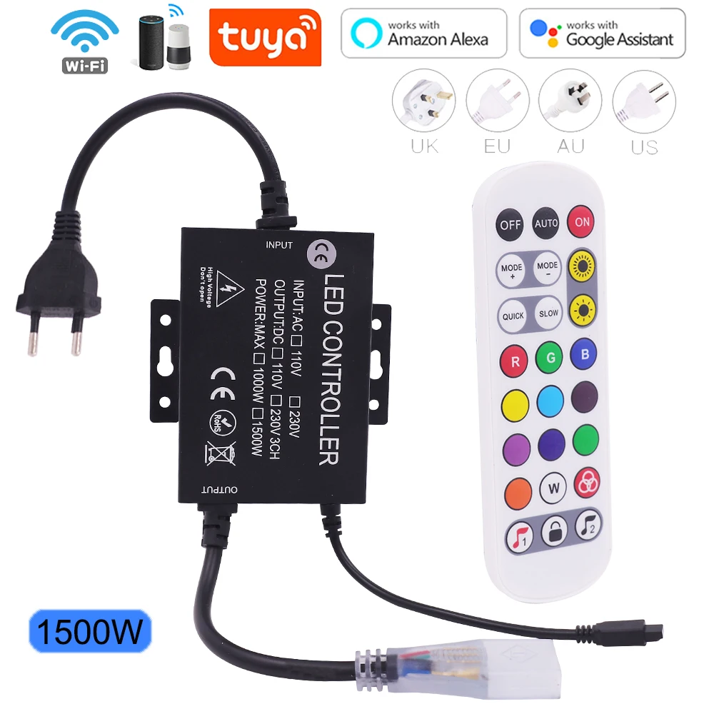 

XUNATA Tuya WiFi RGB Контроллер 220В