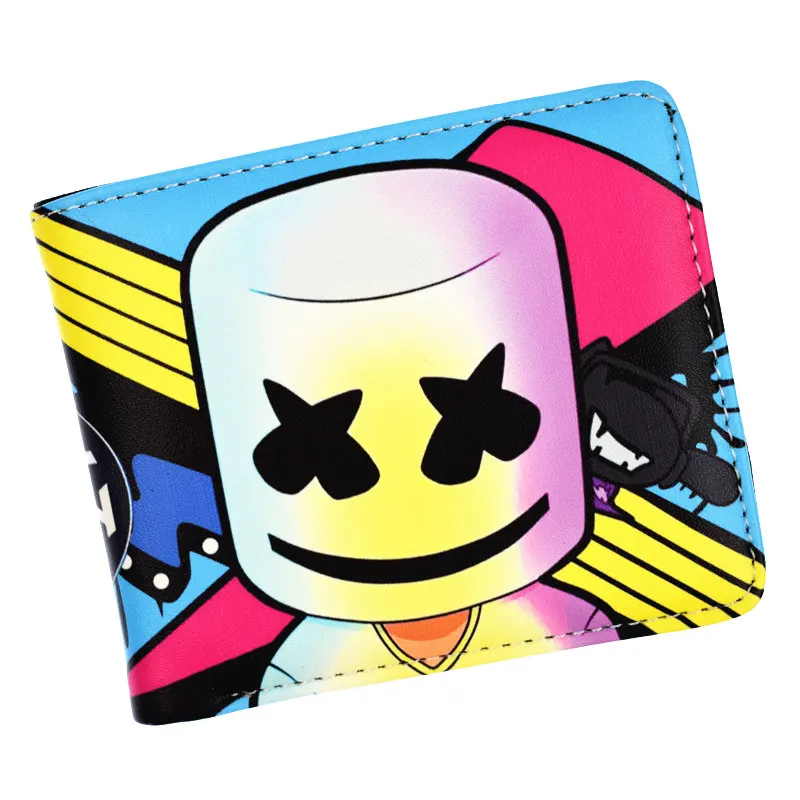Новое поступление DJ Marshmallow кошелек мужской короткий кошелек крутой дизайн мужские кошельки с карманом для монет