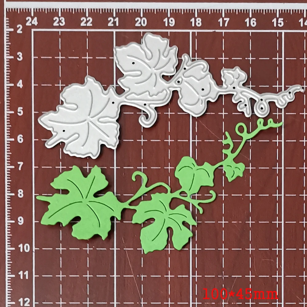 

Metal Cutting Dies Grape Vine Leaves 2021 new Craft Die Mold Stencil For Scrapbook Embossing Paper Cards Handmade Die Template