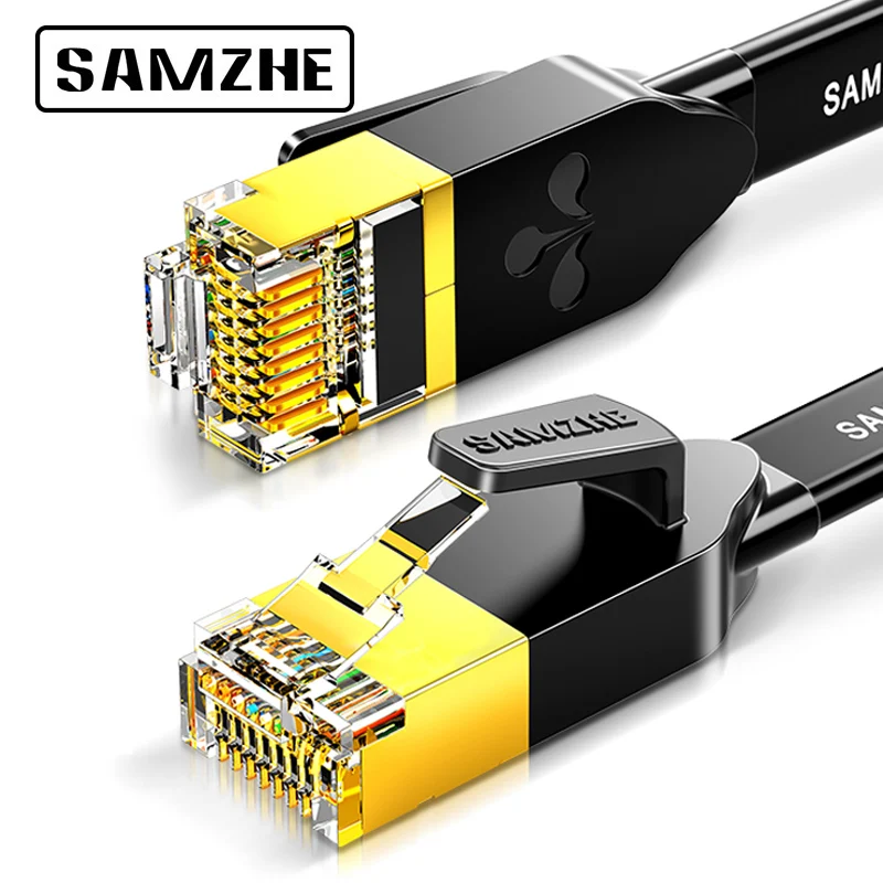 SAMZHE CAT 6 Ethernet Кабель RJ45 Lan круглый Cat6 сетевой патч корд для компьютера