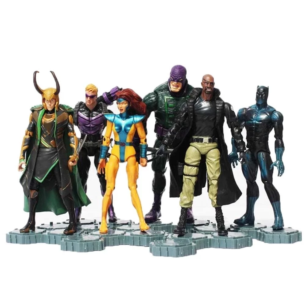 Экшн-фигурка Marvel мстители из ПВХ 6 шт./компл. | Игрушки и хобби