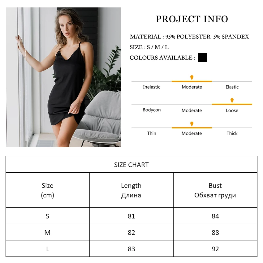 

Restve Backless Women Sexy Lace Nightdress Spaghetti Strap V Neck Dresses Chic Black Home Dress Female Patchwork Summer Casual