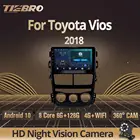 Автомагнитола TIEBRO для Toyota Vios Yaris Android 10 2DIN 2013-2017 автомобильный мультимедийный плеер навигация GPS DSP стерео No 2 Din DVD
