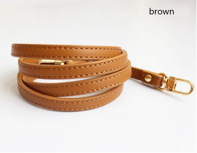 

long Real Vachetta leather crossbody strap replacement bag strap Luxury