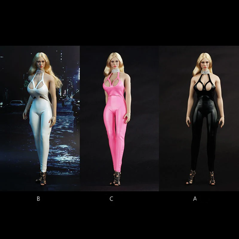

1/6 Soldier Sexy Leather Women Clothing Suitable for Plastic Body Model Dolls New York Sister for 12" Figure in Stock