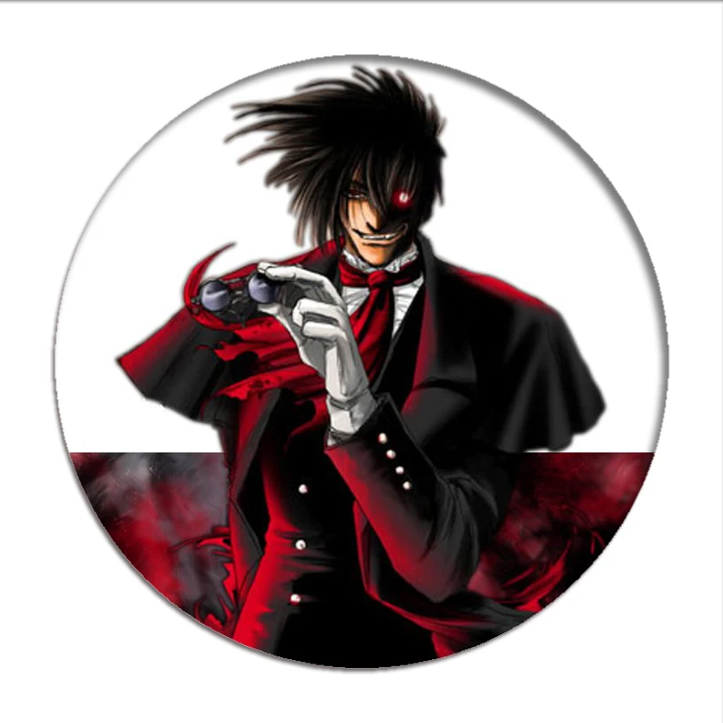 Hellsing Значки для косплея Alucard брошь значок Коллекция сумок Виктория серас