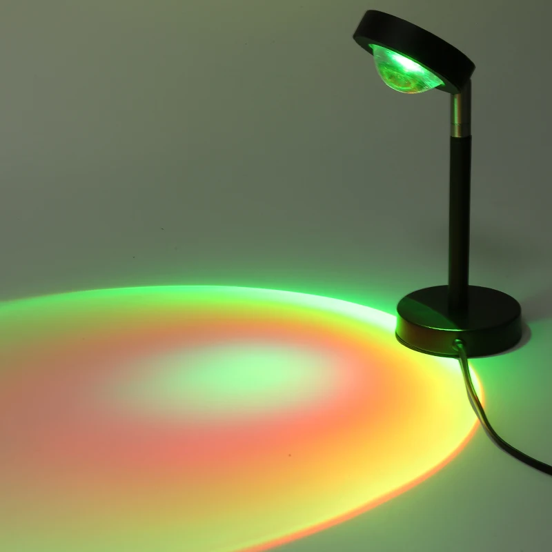 

Sunset Projection Night Lights Live Broadcast Background Like Galaxy Projector Atmosphere Rainbow Lamp Decoration For Bedroom