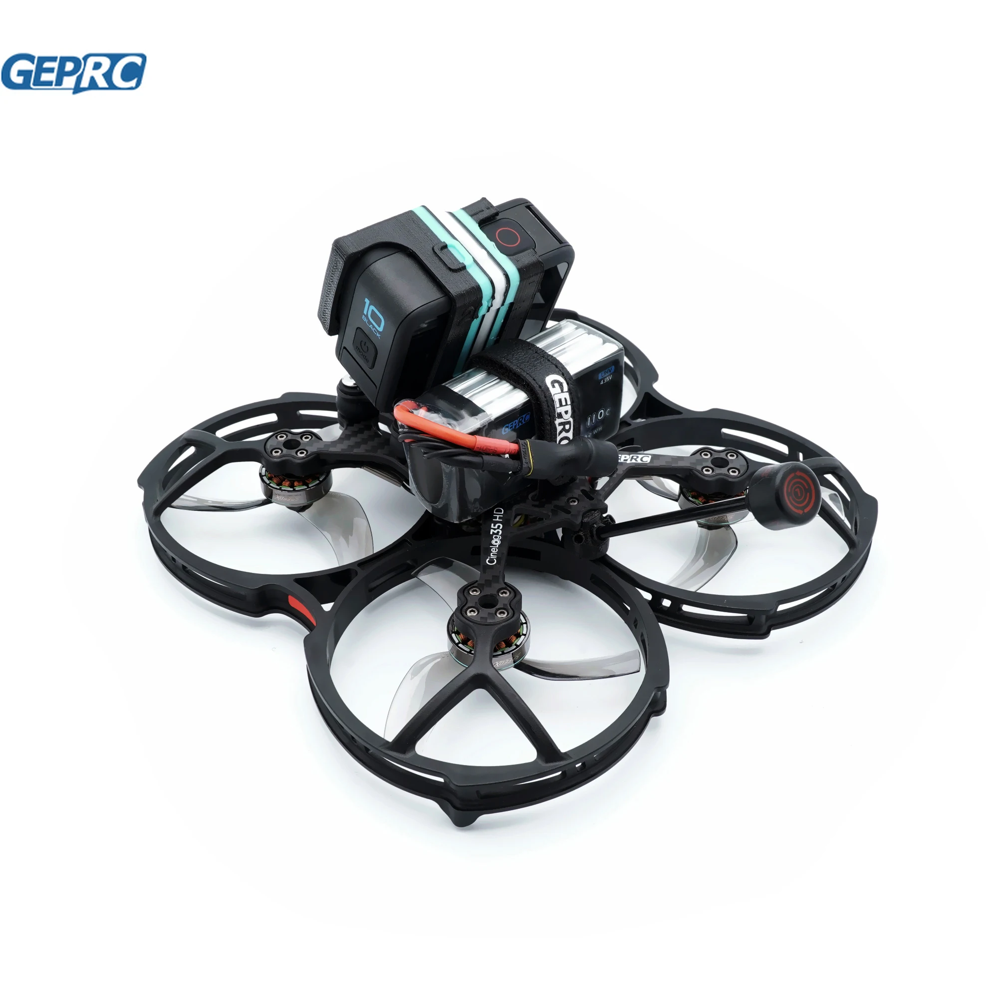 GEPRC CineLog35 HD с Vista Nebula Pro System 4S/6S Cinewhoop GR2004-1750KV / 2550KV для радиоуправляемого FPV