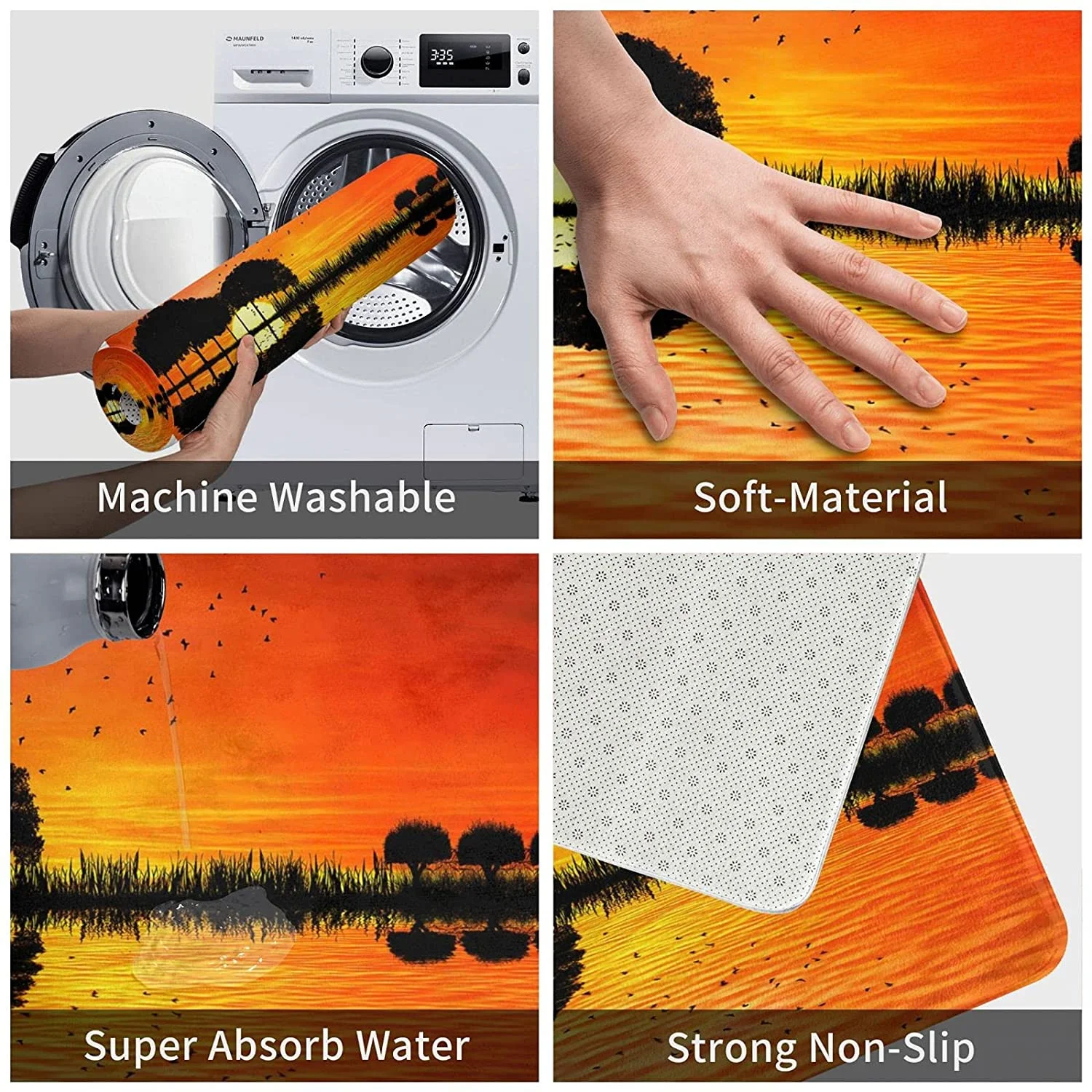 

Entrance mats, non-slip floor mats, door mats, floor mats, kitchen carpets, bathroom mats, balcony mats, room mats
