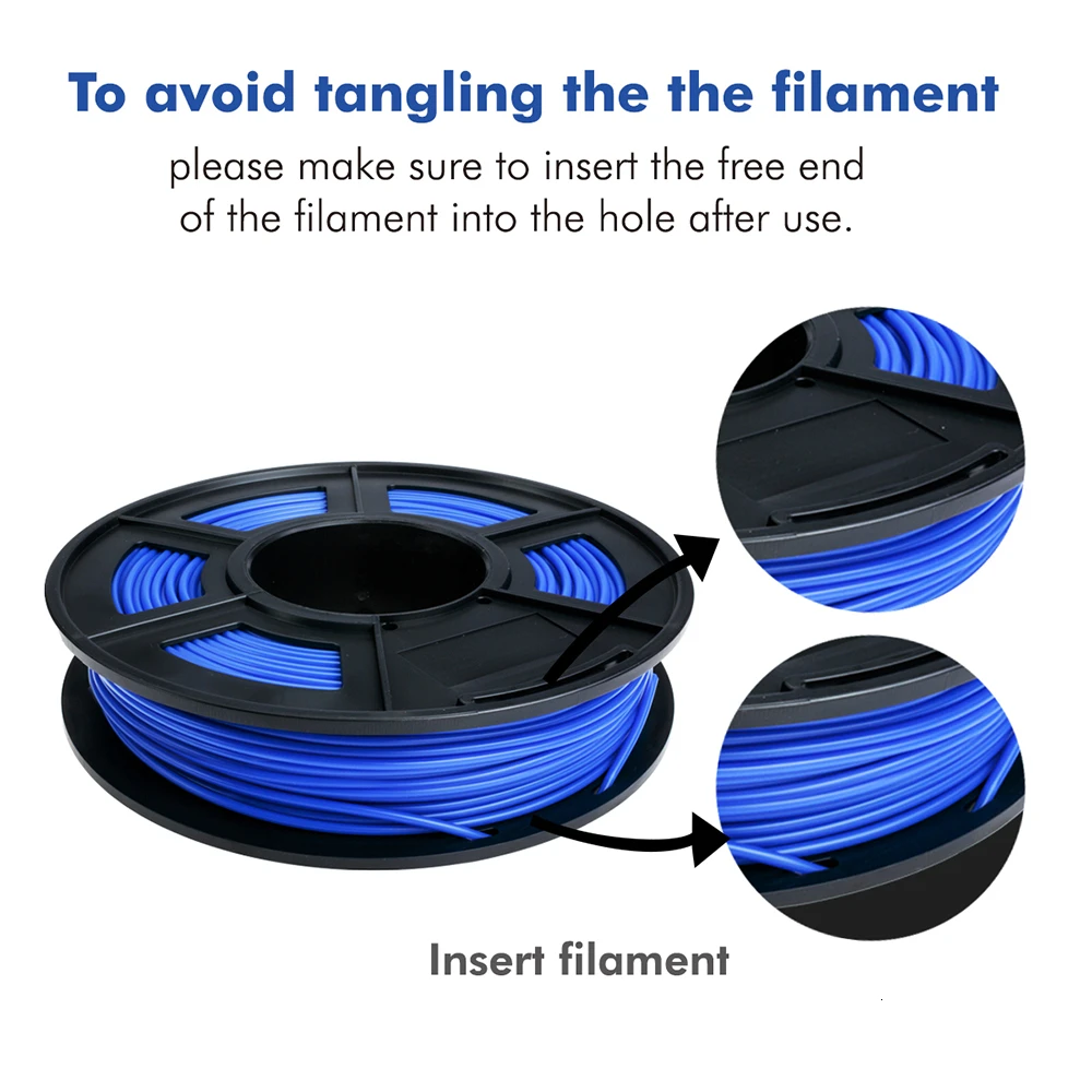 TPU Filament 1KG 1.75MM 3D Printer Filament Flexible Plastic Tolerance-+ 0.02mm High Resilience DIY TPU Case Material