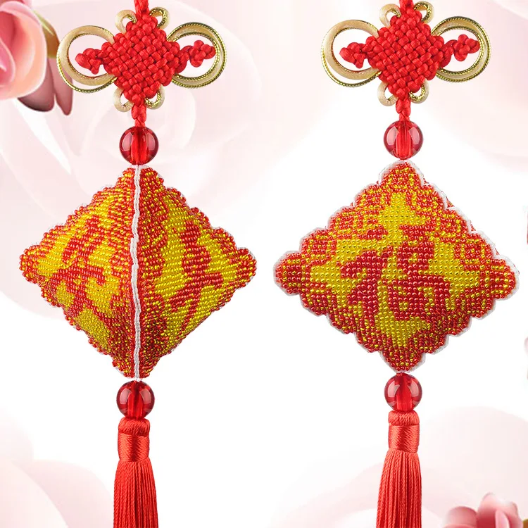 car pendant hand craft seed beads for needle work supplies free shipping art pearl cheap glass joy sunday gift festival AH-020 | Дом и сад