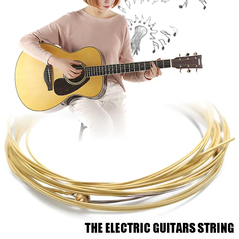 Универсальные Струны для электрогитары из углеродного волокна металлические