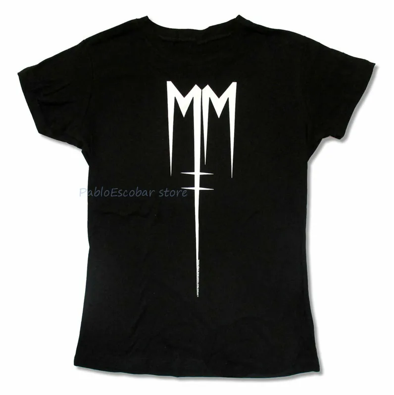 Мэрилин Мэнсон крест обувь для девочек подростков черная футболка новый Merch